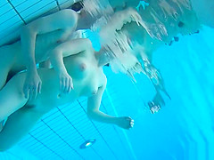 Nudist Couples Underwater Pool Hidden Spy cam Voyeur HD 2