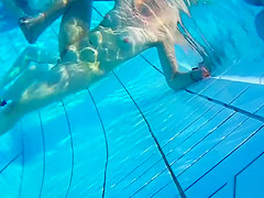 Nudist Couples Underwater Pool Hidden Spy cam Voyeur HD 2