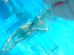 Nudist Couples Underwater Pool Hidden Spy cam Voyeur HD 2