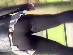 legging preta transparente