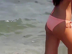 Big Latina Ass Thong Bikini Beach Girls Voyeur Spycam