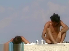 Splendid nude beach voyeur spy cam video