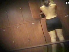 Spy Beach, Changing Room, Spy Cam Scene