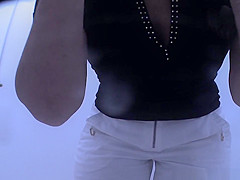 Exclusive Changing Room, Russian, Beach Scene Only Here