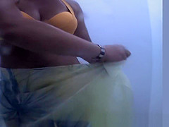 Exotic Amateur, Beach, Changing Room Scene Just For You