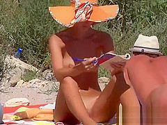 lovely girl nudist beach Formentera 2
