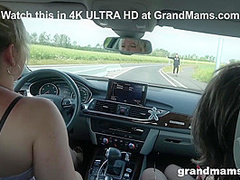 Two Grannies Just Fucked Me in Public