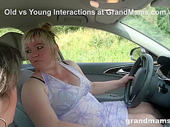 Two Grannies Just Fucked Me in Public