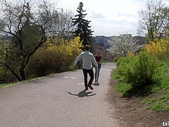 Chelsy Sun - Incredible Chelsey Seduces A Stranger In A Park