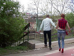 Chelsy Sun - Incredible Chelsey Seduces A Stranger In A Park