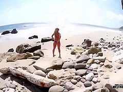 Sexy Girl, Candice Dare Is Sucking Dick On The Beach And Expecting To Get Fucked, From Behind