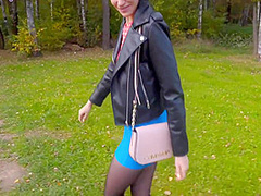 Pickup Russian Babe To Sloppy Blowjob & Fucks In Doggy