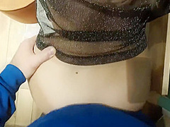 Completely Caught In The Dressing Room During A Blowjob - Letty Black