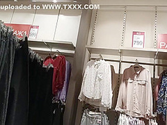 Completely Caught In The Dressing Room During A Blowjob - Letty Black