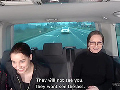 TakeVan - Charlotte- Unexperienced Driver Fucks Hot Sch