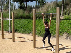 Katrina Moreno and Antonio Mallorca in Fucking A Hot Latina In A Public Park