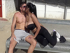 Katrina Moreno and Antonio Mallorca in Fucking A Hot Latina In A Public Park