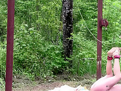 Harte Amateur Sm Session Im Wald