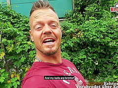 Real pick up Sexdate with german big tits horny housewife outdoor EroCom Date