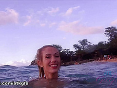 Sky Pierce in Virtual Vacation Movie - ATKGirlfriends