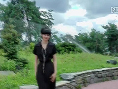 Naked And Wide Open In Public While Horny