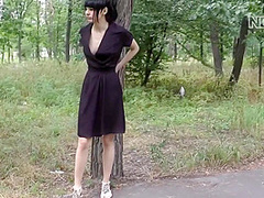 Naked And Wide Open In Public While Horny