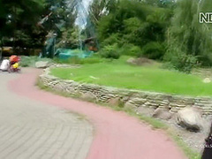 Naked And Wide Open In Public While Horny