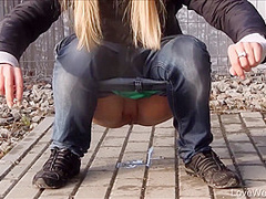 Girls Peeing Outdoors-3 - Compilation