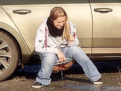 Girls Peeing Outdoors-3 - Compilation
