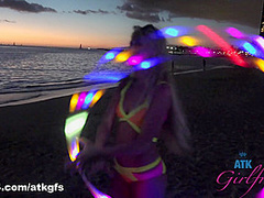 Carmen Caliente in Virtual Vacation Movie - ATKGirlfriends