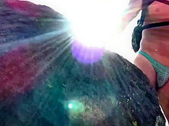 Sparksgowild - Hiking And Fucking In Thongs In Red Rock