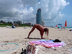 Bitchinbubba - Madisyn Naked Beach Yoga