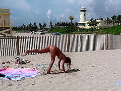 Bitchinbubba - Madisyn Naked Beach Yoga