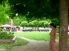 Anja Nude In Public