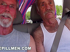 Geriatric Friends Having Loads Of Fun With Sexy Latina Nikki Kay