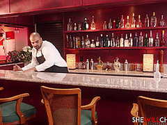 Kira Noir – Horny Black Hotwife Fucks Bbc At Her Cuckold Husbands Restaurant