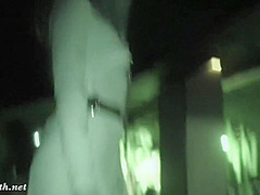 Cutting my dress in a public theatre. Part 2