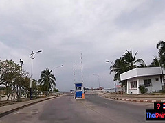 Real amateur couple blowjob and sex outdoor in public on an island