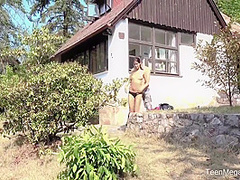 Lady Dee - Outdoors With Her Old Fucker
