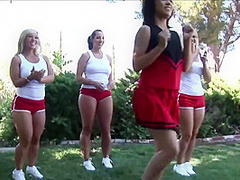 Busty Cheerleader Orgy-2 - Kelly Divine, Austin Taylor And Tara Lynn Foxx