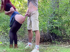 Public Sex With Pretty Redhead Wife Kleomodel. Amateur Video