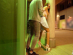 Party Chick Cheats On Her Boyfriend - Risky Doggy Fuck In Public - Shaiden Rogue