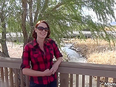 Sexy Milf Jayne Outdoor Anal