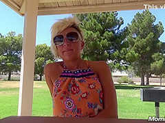 Wild Crazy Milf Gwen Outdoor