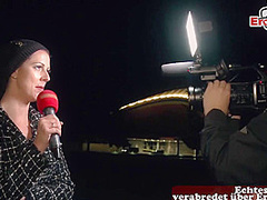 real public flashing street casting pick up