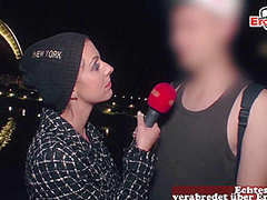 real public flashing street casting pick up