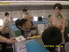 深田えいみ 凛音とうか 倉木しおり 東条蒼【4】「制服・下着・全裸」でおもてなし またがりオマ○コ航空12 中出し便