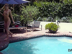 DADDY4K. Dazzling sexpot rides cock belonging to boyfriends hung dad