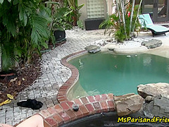 Everybody Cums at this Hot Tub Party