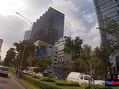 Amateur teen couple having sex after a day out in Bangkok Thailand
